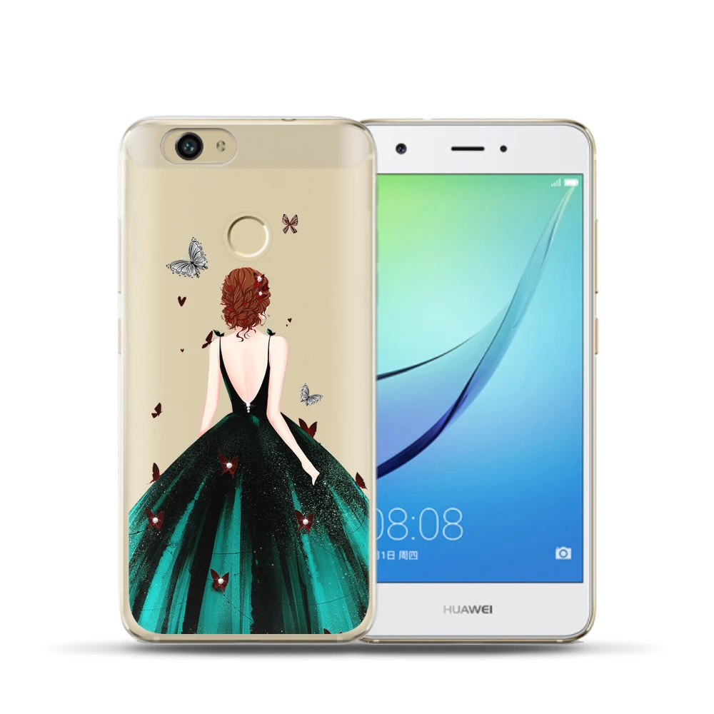 Модный изящный Мягкий Силиконовый ТПУ чехол для телефона Huawei Honor 9 6A P10 Y5 Y6 II Pro Y7 Nova