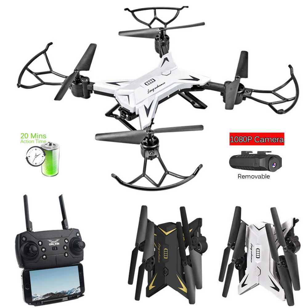 Для XKY складной WIFI FPV RC Квадрокоптер Дрон с 1080P 5.0MP камерой селфи Интеллектуальный