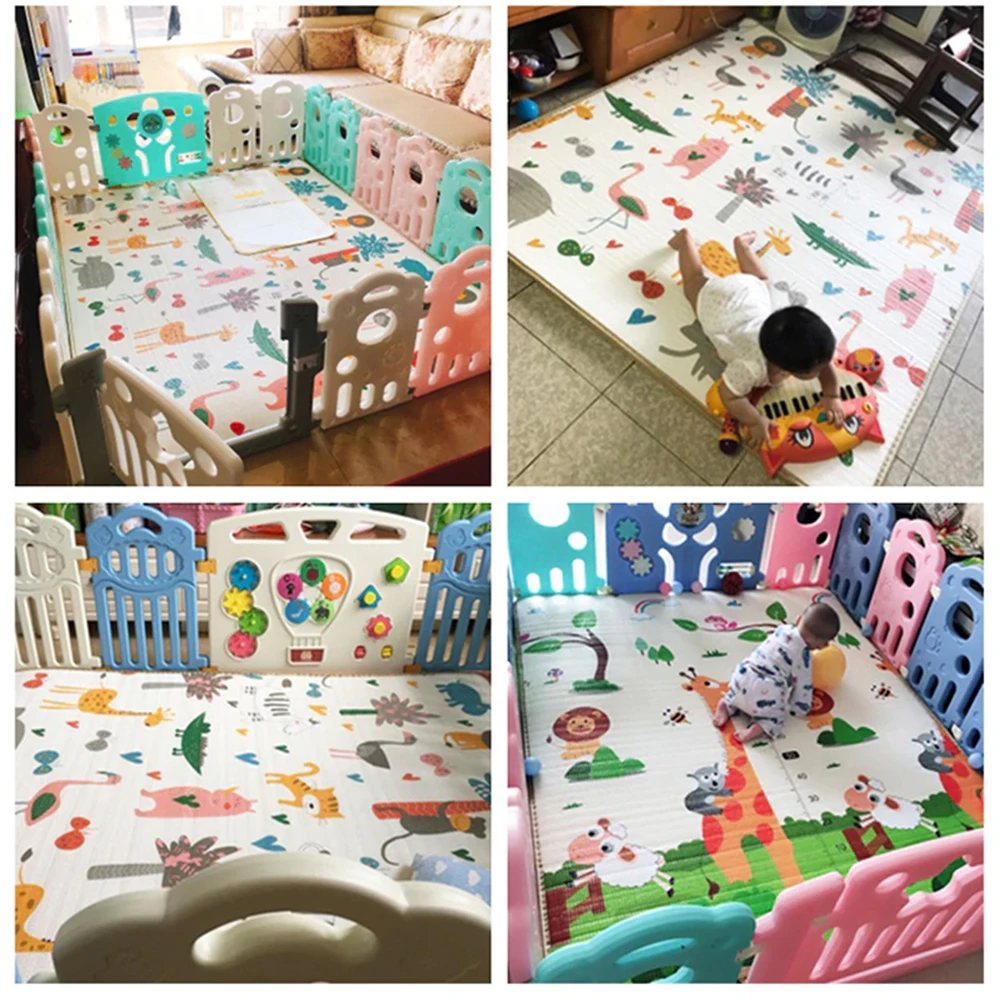 2 Толщина детский игровой коврик 200*180 см большой для лазания экологичный ковер EPE