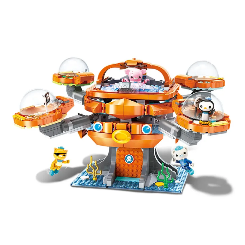 Строительные блоки строительные игрушки Technic City Octonauts Серии моделей фигурные
