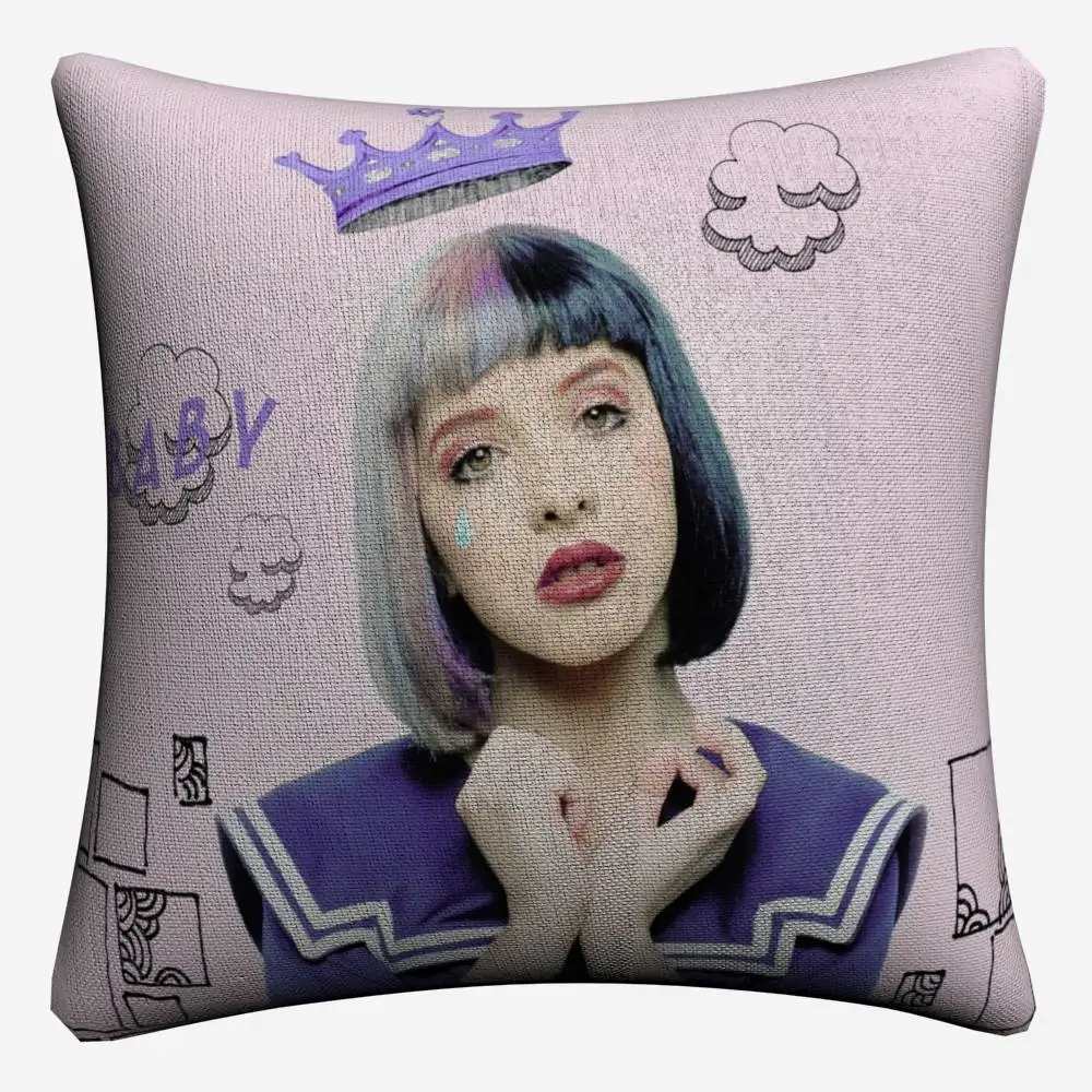 Мелани Мартинес Cry Baby фотография хлопок белье Чехлы для подушек 45x45 см мягкий чехол для подушки Чехол для подушки домашний декор - Цвет: 1