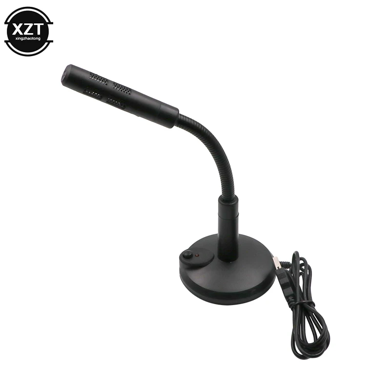 Конденсаторный USB микрофон для компьютера настольного ПК ноутбука кабеля записи