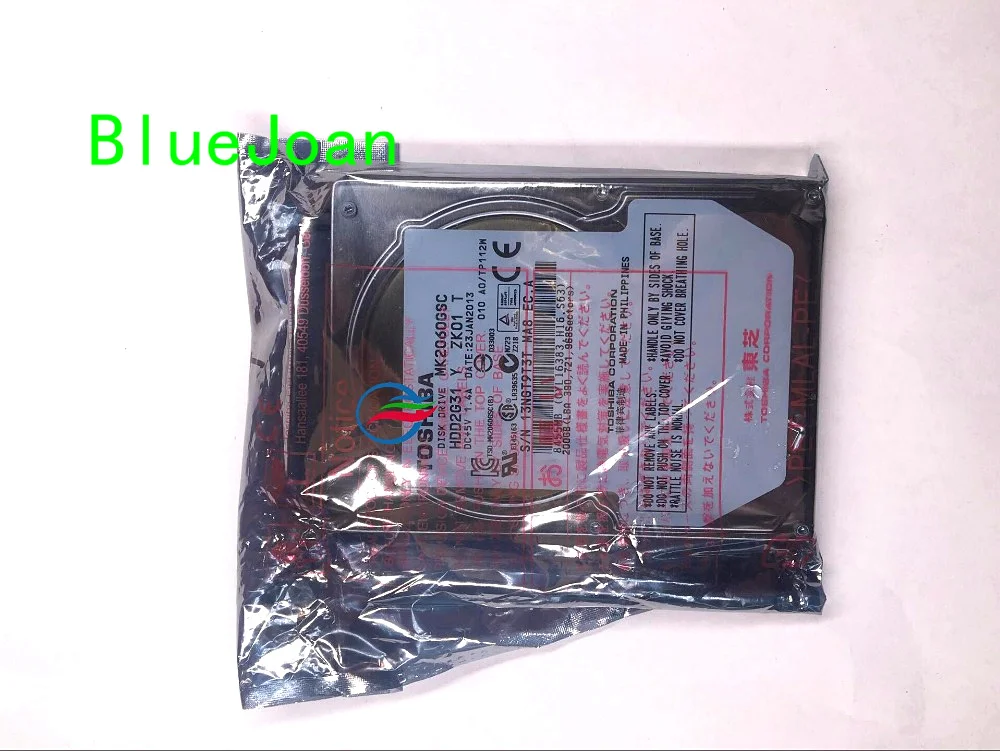 Бесплатный почтовый диск MK2060GSC HDD2G31 Y ZL01 DC + 5 В 1.4A 200 ГБ для автомобильных радио HDD