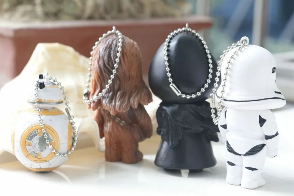 Звездные войны 7 BB-8 робот 2016 Новинка 8 см Пробуждение силы BB8 кулон droid с Дартом