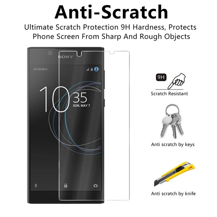 Закаленное стекло для sony Xperia L1 G3311 G3312 G3313 чехол для защиты экрана для Xperia L2 H3311 H3321 H4311 чехол для телефона GLAS Sklo