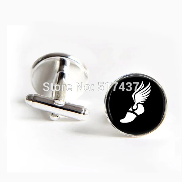 1 пара стеклянный купол оптом круглые запонки для спортивной площадки Для