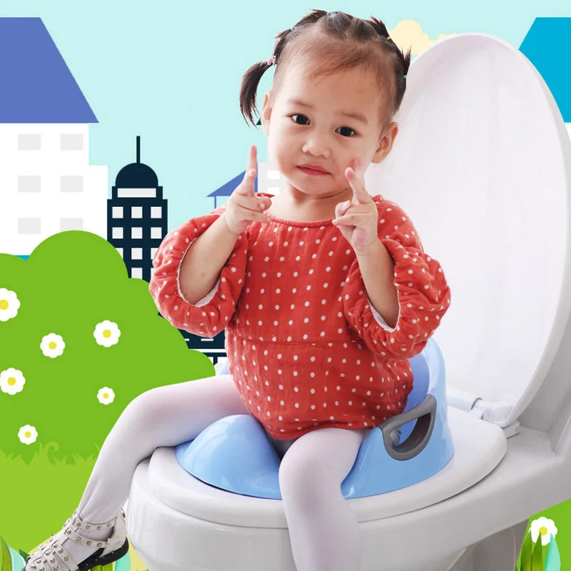 

Children Toilet Potties Baby Potty Safe Seat for Grils Boy Trainers Comfortable Portable Toilet Ring Simple Infant Potty