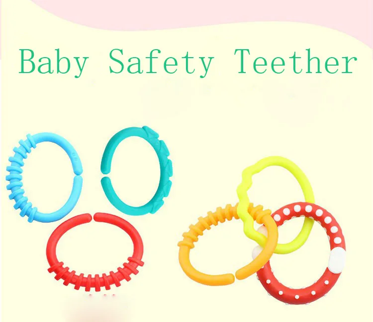 Baby toys 0-12 month Rainbow kids molars ring teether Activity teddy chain clutch apron Best gift Doll B0948 | Игрушки и хобби