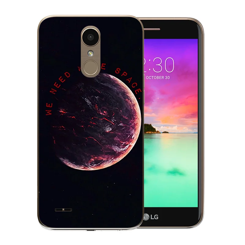 Роскошный гибкий чехол для LG K10 2017 задняя крышка M250 M250N X400 Мягкий силиконовый