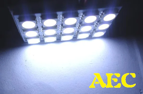10 компл. Автомобильная панель 5050 15 LED прибор для поверхностного монтажа чтения