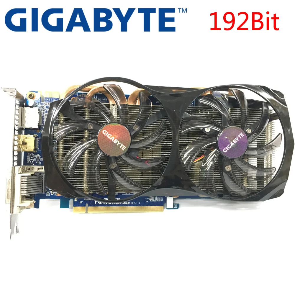 Видеокарта GIGABYTE GTX 660 2GB 192Bit GDDR5, видеокарты для nVIDIA Geforce GTX660, используемые vga-карты прочнее GTX 750 Ti