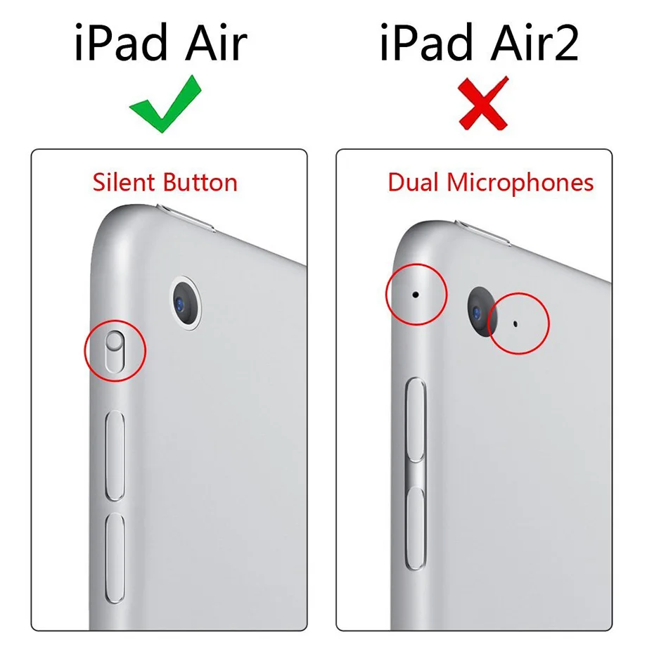 Чехол подставка с поворотом на 360 градусов для Apple iPad Air 1 Air1 ручным ремешком