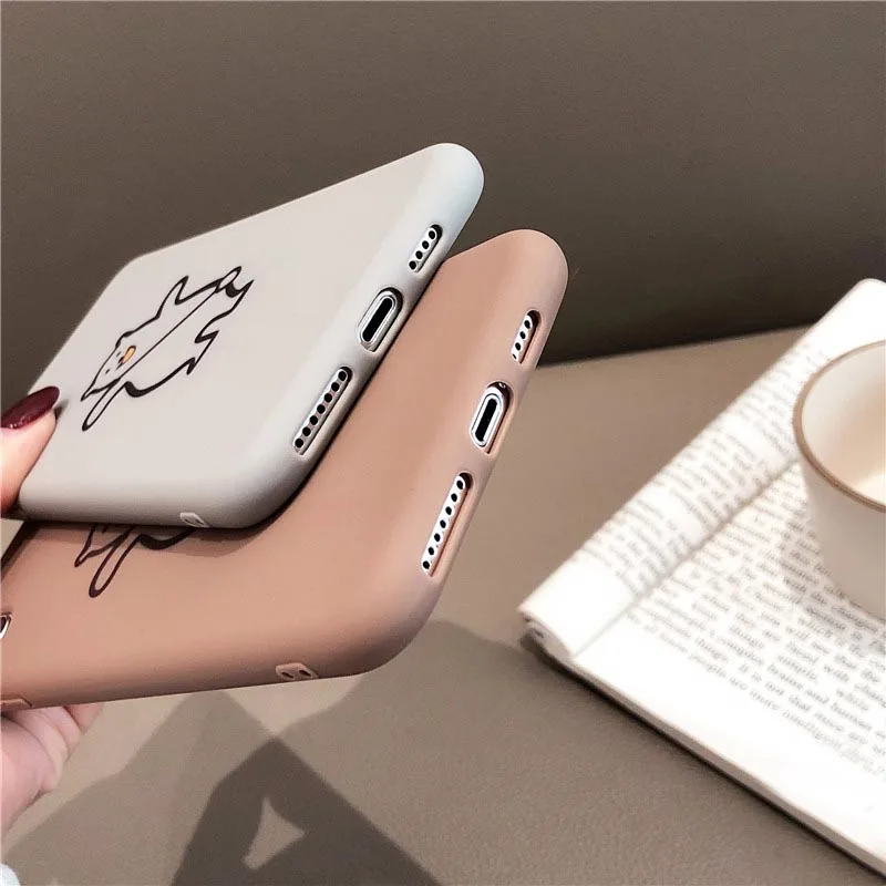 JIBAN милый медведь мультфильм чехол для iphone 8 plus X XR XS MAX 6 S 7 задняя крышка Мягкий ТПУ