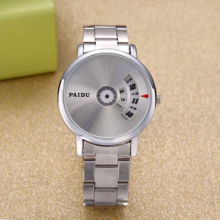 Новое поступление Круглый брендовый поворотный циферблат нержавеющая сетка