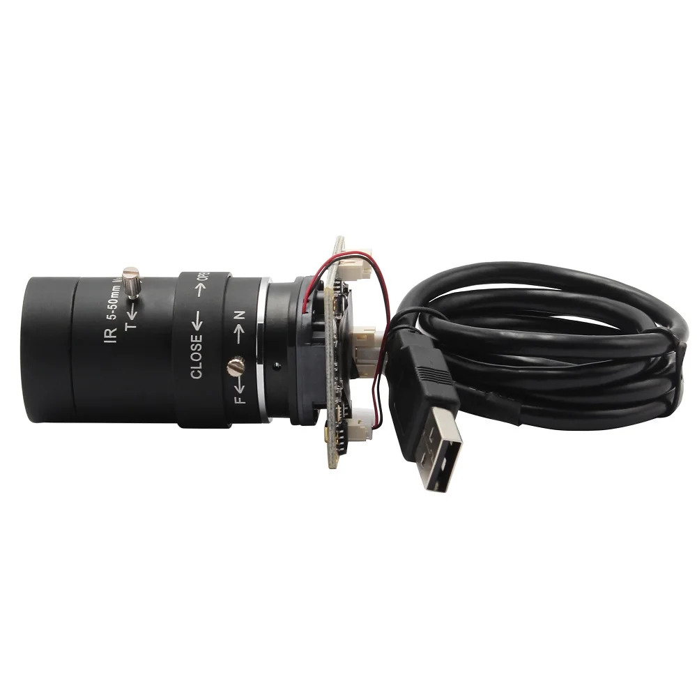 3MP WDR USB камера динамический диапазон до 100 дБ UVC OTG USB веб-камера модуль камеры с 5-50 мм ручной варифокальный CS крепление объектива