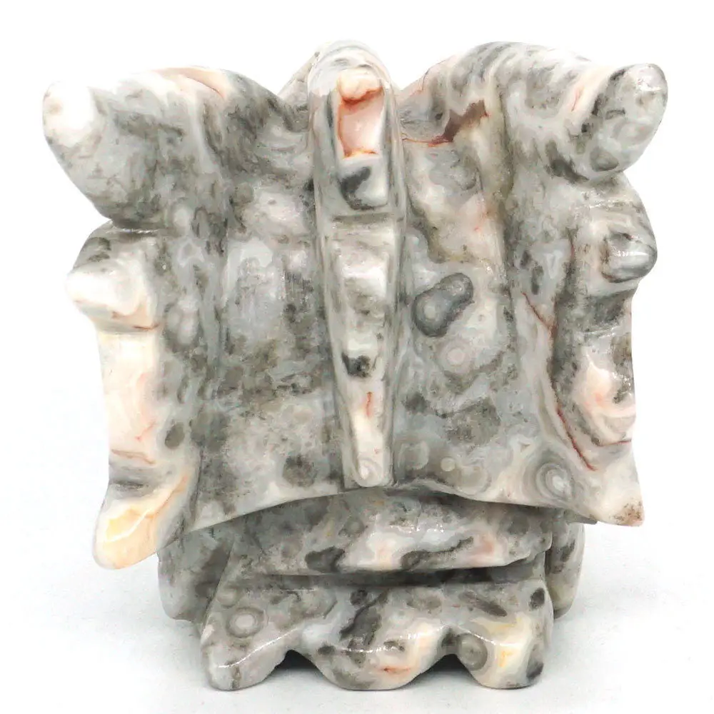 Голова Дракона Череп 5 &quotCrazy Agate натуральные резные камни целебные кристаллы