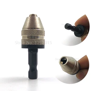 1 шт. 0,3-3,6 мм миниатюрный Электрический сверлильный патрон Powerhand инструмент 6,35 мм шестигранный хвостовик Универсальный БЕСКЛЮЧЕВОЙ преобразователь сверл