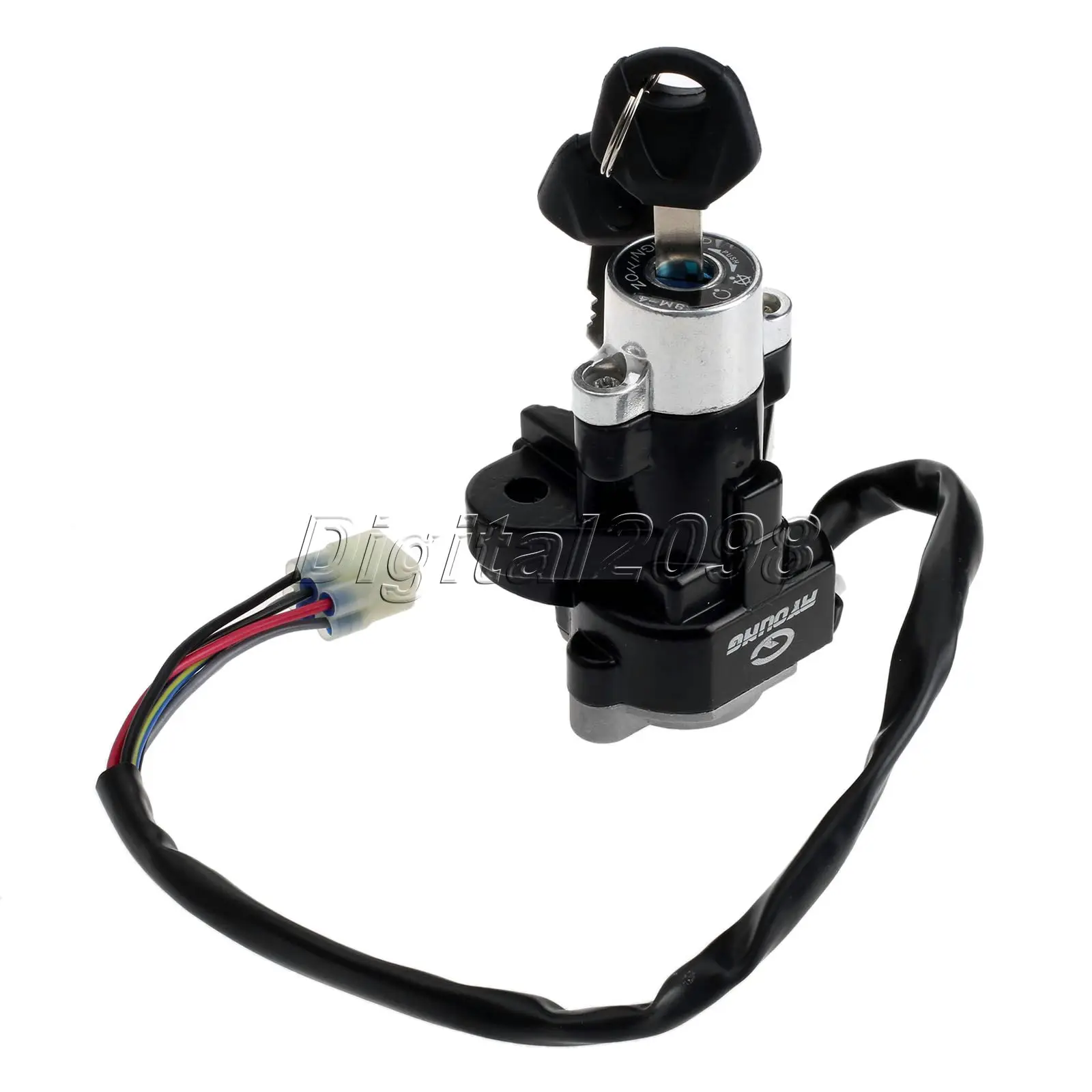 Алюминиевый Замок зажигания мотоцикла запчасти для скутера замок cdi с ключами