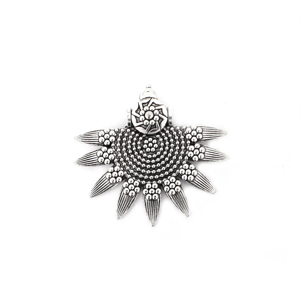 3 шт. большие антикварные шестерни подсолнуха Очаровательные Подвески для бус