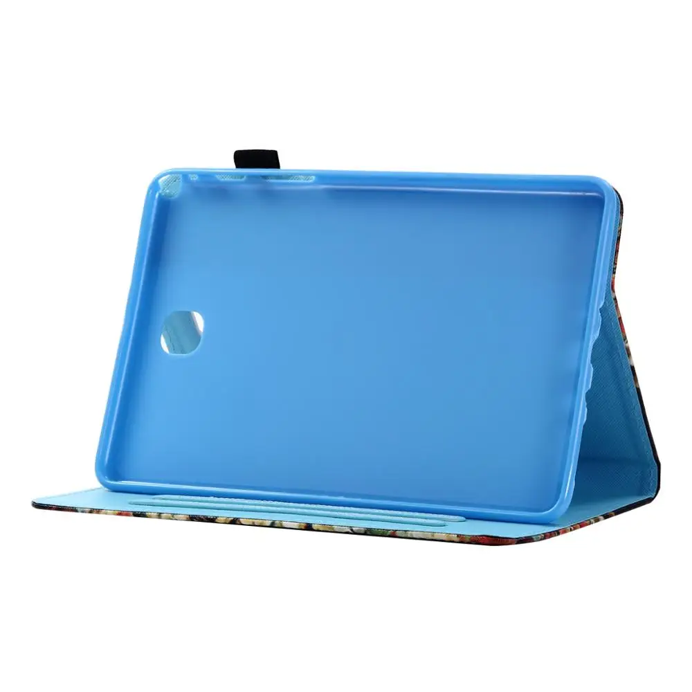 SM T355 T350 чехол для Samsung Galaxy Tab A 8 0 P350 P355 умный планшета с рисунком кота + пленка