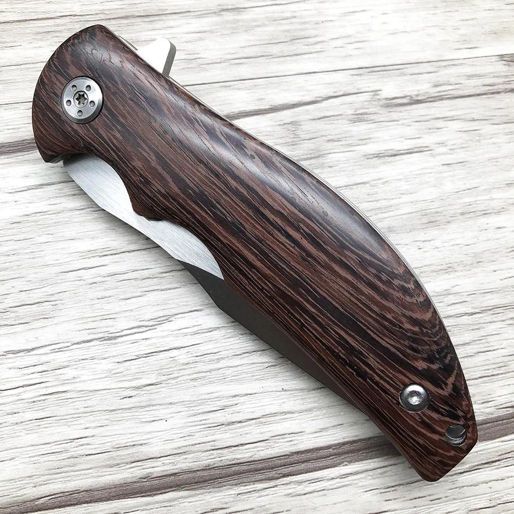 ZZSQ ZT0606 тактический складной нож G10 с деревянной ручкой для кемпинга, выживания, карманные ножи, шарикоподшипник, 8cr13mov лезвие, открытый инструмент, EDC