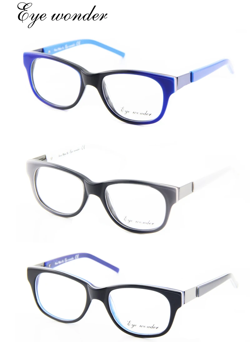 Украшения для глаз детские очки коричневый цвет синий черный большие размеры