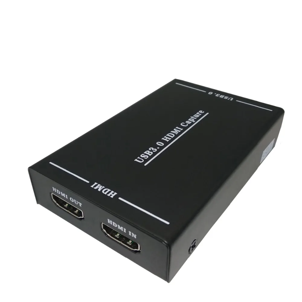 USB 3 0 HD видео игра захват 4K 1080P в прямом эфире конвертер Поддержка микрофон для XBOX