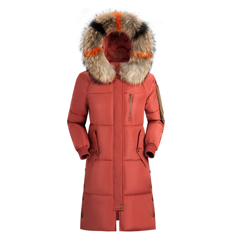 HEE GRAND/2018 зимние пальто женские цветные меховые куртки с воротником 3XL