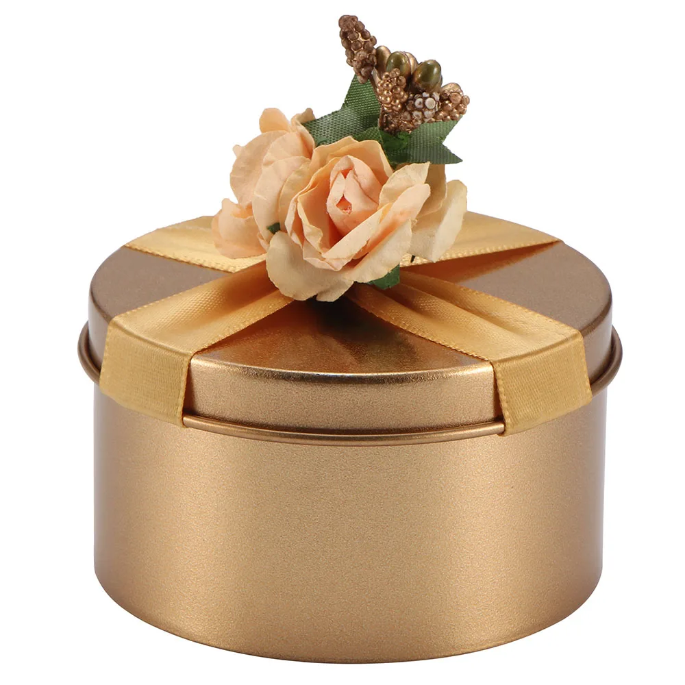 Модная Подарочная коробка для чая большая креативная круглая квадратная в форме