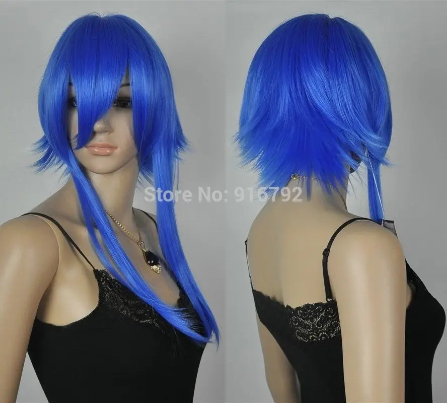 Оптовая YF и 21Q&gt&gt Уникальный Синий Прямой Парик Cosplay|cosplay cap|wig cosplaywig eyebrows |
