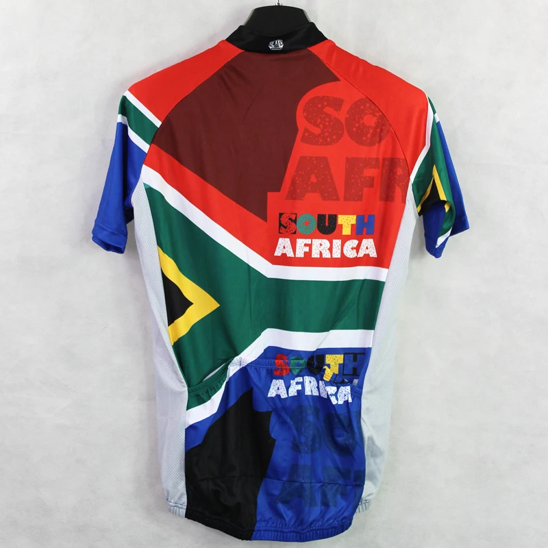 2017 bike jerseys SOUTH AFRICA 17 SportsWear Mens Cycling Jersey Clothing Bike Shirt Size new wisdom leaves | Спорт и развлечения