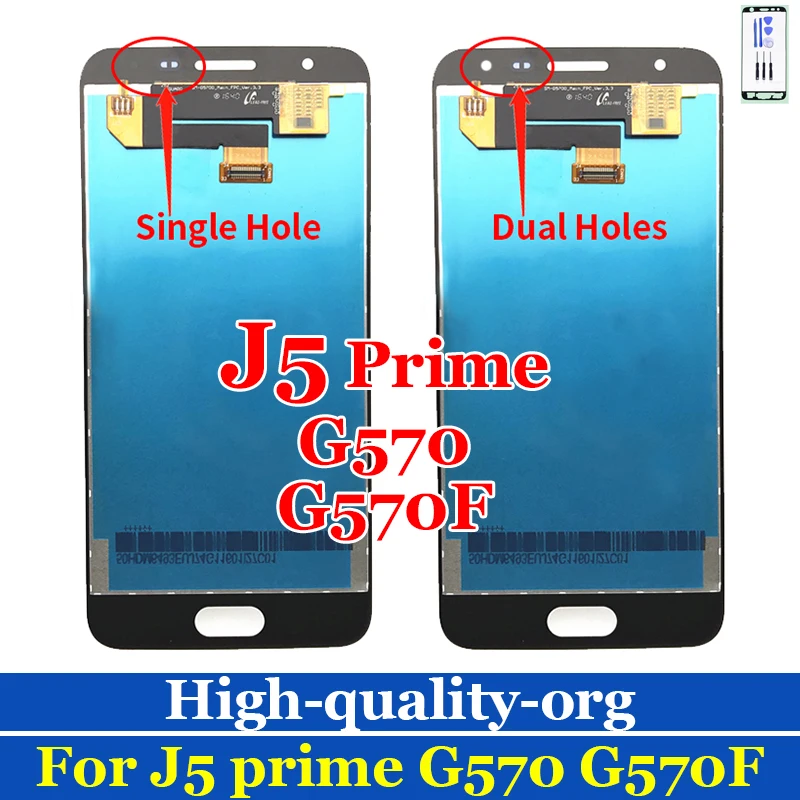 J5 Prime LCD для Samsung Galaxy G570F G570K G570L G570 SM ЖК дисплей сенсорный экран дигитайзер сборка
