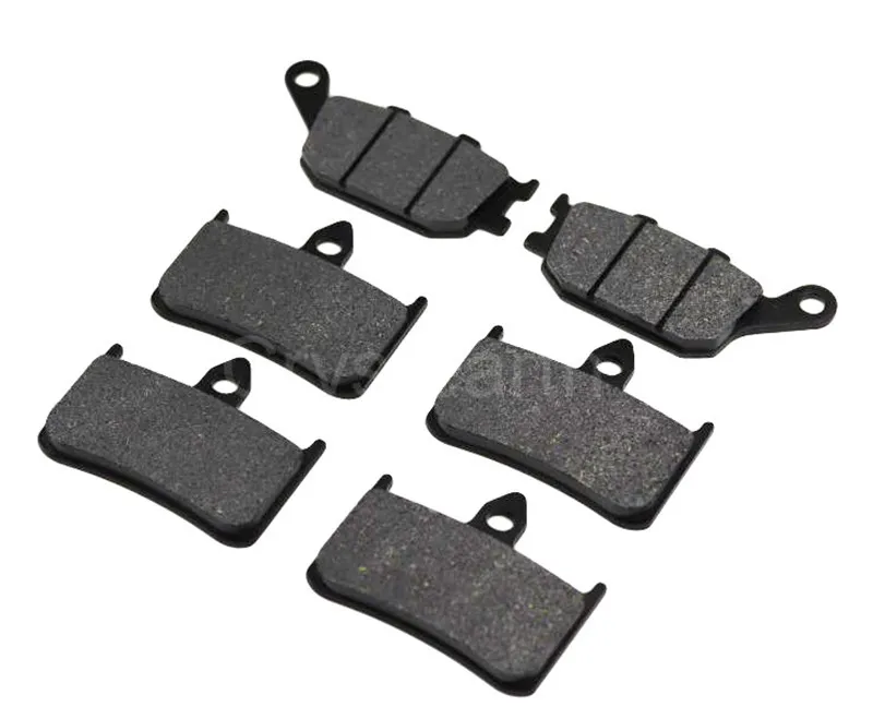 6 шт./компл. полуметаллические передние и задние тормозные колодки для мотоцикла