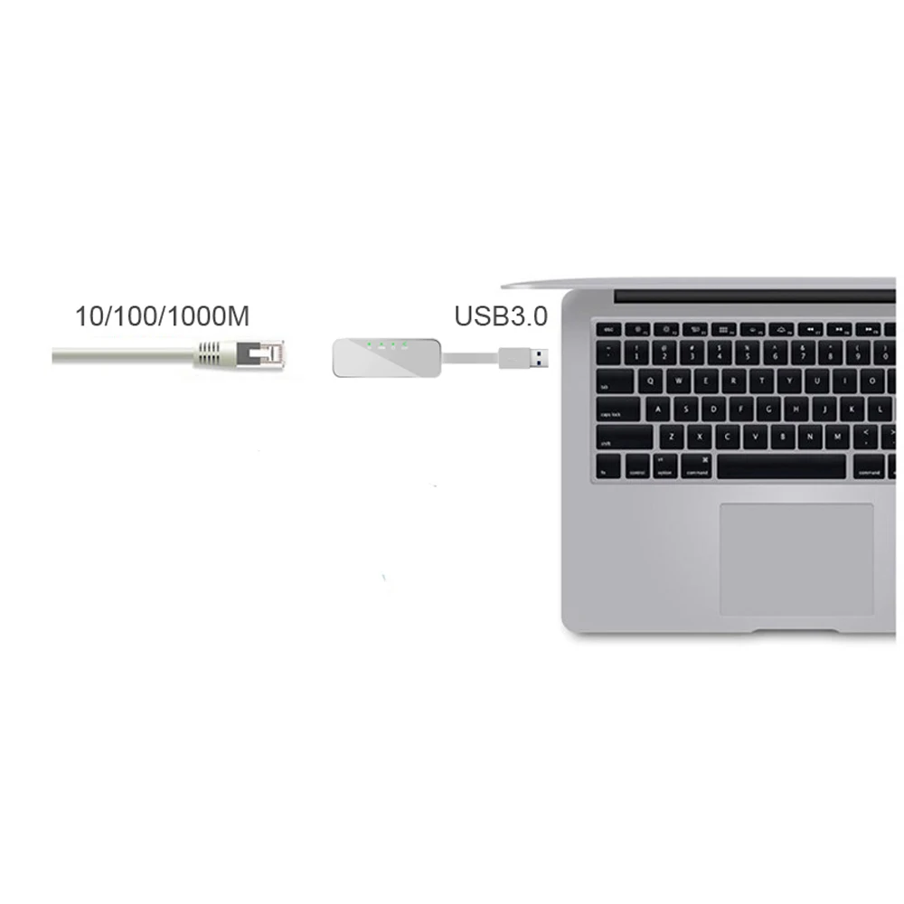 DIEWU Realtek 8153B Внешний USB адаптер карта 3 0 к RJ45 сетевая Lan 10/100/1000 Мбит/с|Сетевые карты| |