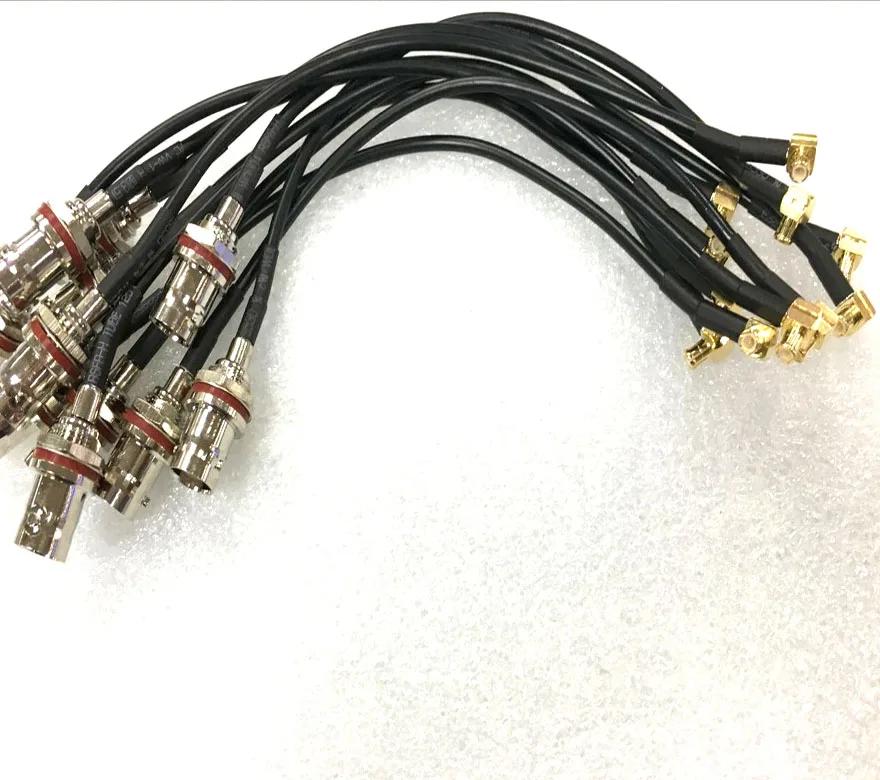 Pigtail MCX male RA BNC female переборка с уплотнительным кольцом кабель RG174 15 см|ra| |