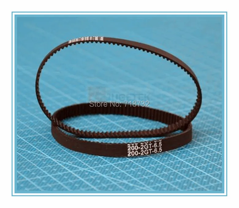 

400-2GT-6 round timing belt 400mm length GT2 6mm width 5pcs free shipping