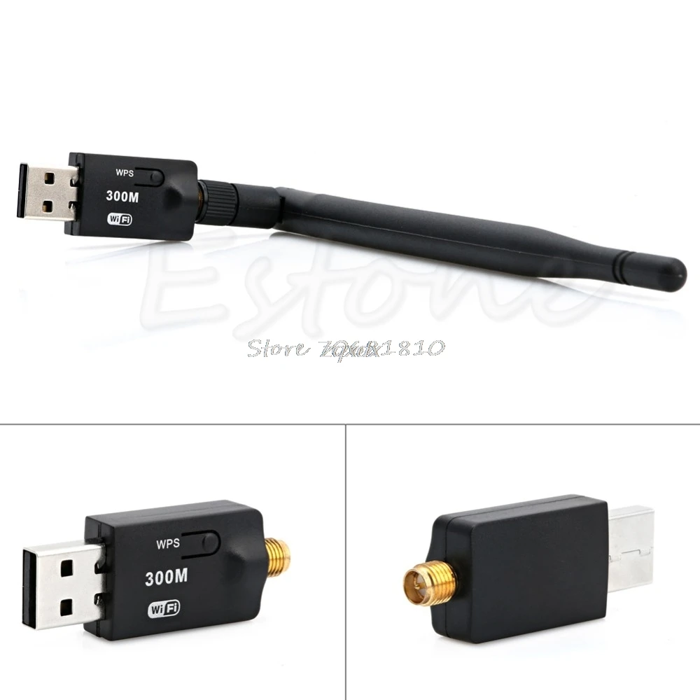 300 Мбит/с USB беспроводной Wifi адаптер Dongle LAN 802.11n/g/b интернет-сеть и Прямая поставка