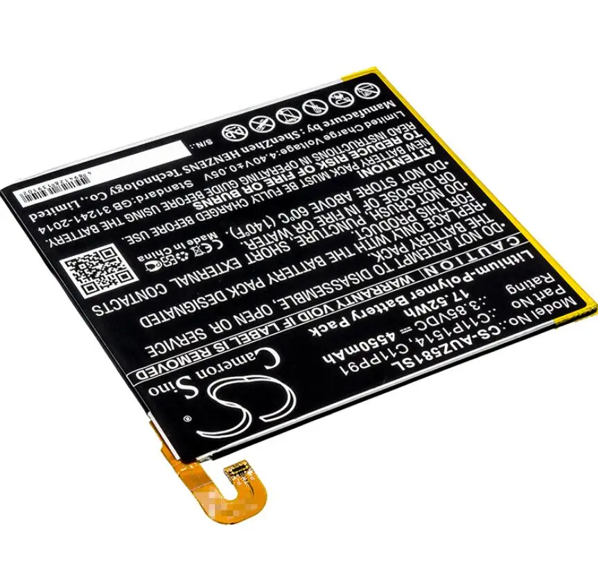 Аккумулятор Cameron Sino 4550 мАч для ASUS P008 Z581KL ZenPad 3 8 0 Zenpad Z8 XLTE ZT581KL M619 | Электроника