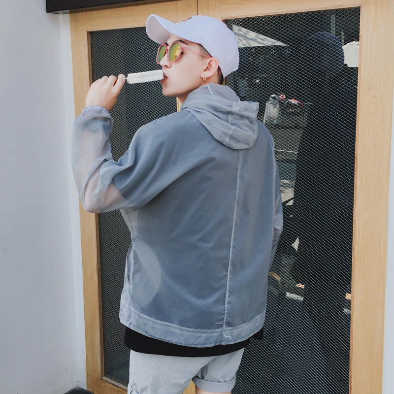 Уличное прозрачное солнцезащитное мужское Спортивное быстросохнущее дышащее