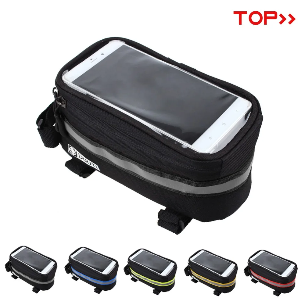 Передняя рама Panniers для сотового телефона сумка горного велосипеда с сенсорным