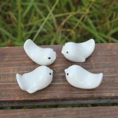 factory outlet simple white porcelain little bird home or office ornaments best present crafts t427 | Дом и сад