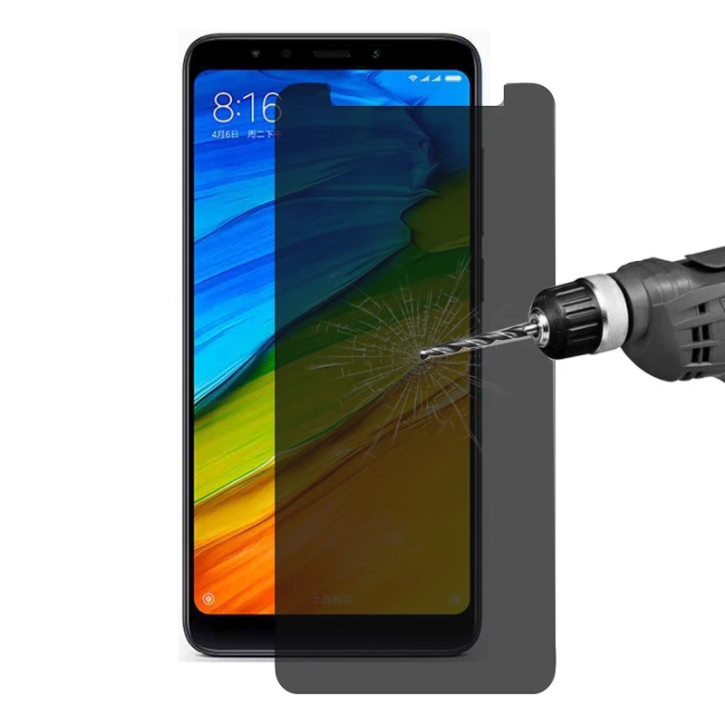 Закаленное стекло EXUNTON против шпиона для Xiaomi Redmi 5 5Plus 5A 2.5D Черная защитная пленка для экрана для Redmi Note 5 5A 5Pro