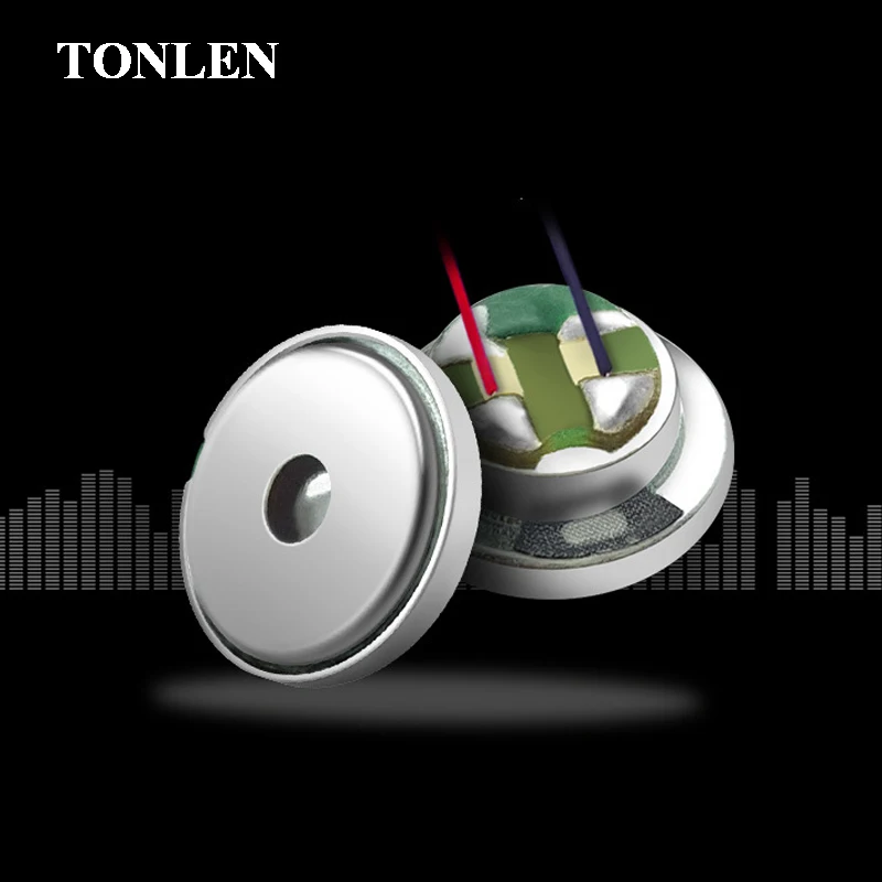 

MACGARSEN 2pcs 8mm Round Subwoofer Copper Ring Diaphragm Bluetooth Earphone Speakers Unit 16ohm For Bluetooth Earphone Speakers