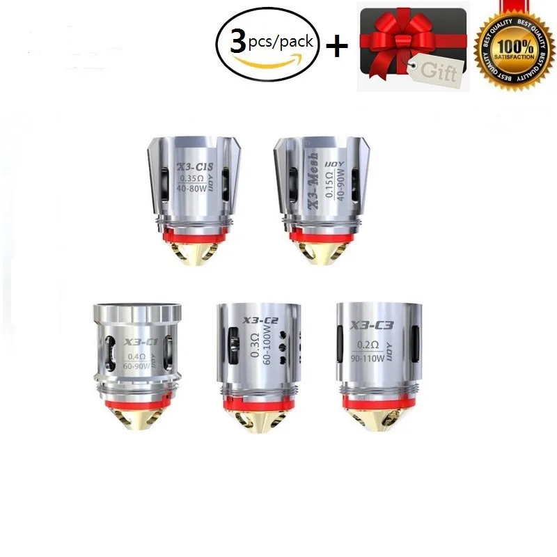 IJOY электронная Замена сигарет катушка X3 C1 C2 C3 C1S сетчатая атомайзер ядро для Avenger
