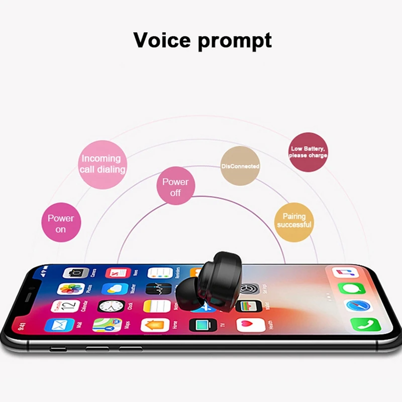 Ipx8 наушники вкладыши Tws с Водонепроницаемый Беспроводной Bluetooth5.0 Пресс