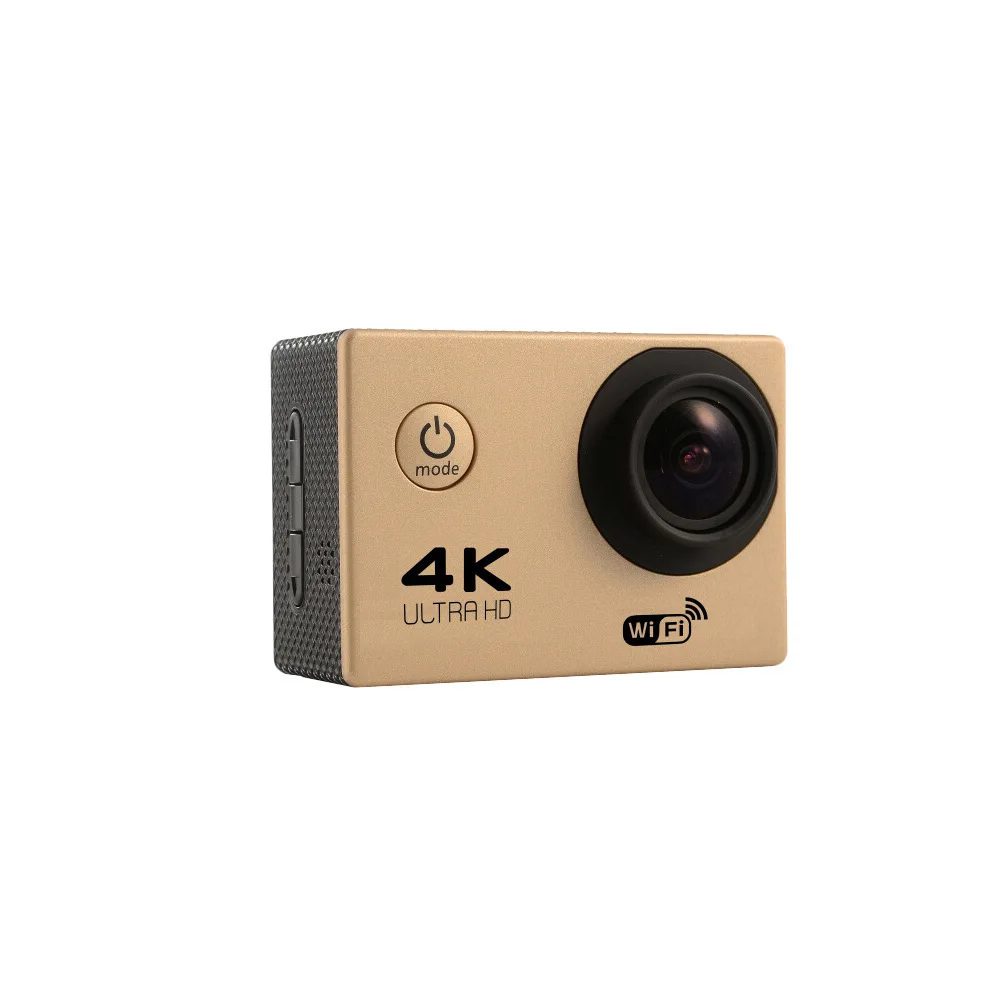 Золотой F600 F600R 4K Wifi Экшн-камера 16MP 170D Sport DV 30M 1080P Go Водонепроницаемая профессиональная камера для экстремальных видов спорта, видео, велосипедная камера на шлем, Автомобильная камера Dvr - Цвет: Золотой