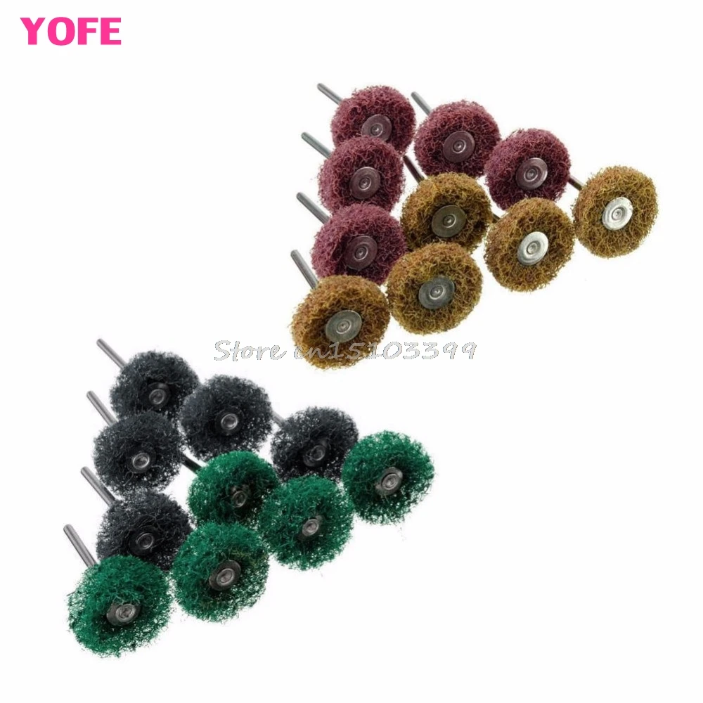 20 шт. полировальные полировщики абразивные 1 &quotколеса Scotch Brite подходящие для Dremel