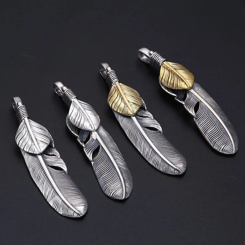925 серебряные украшения мужской классический винтажный тайский серебристый Орел