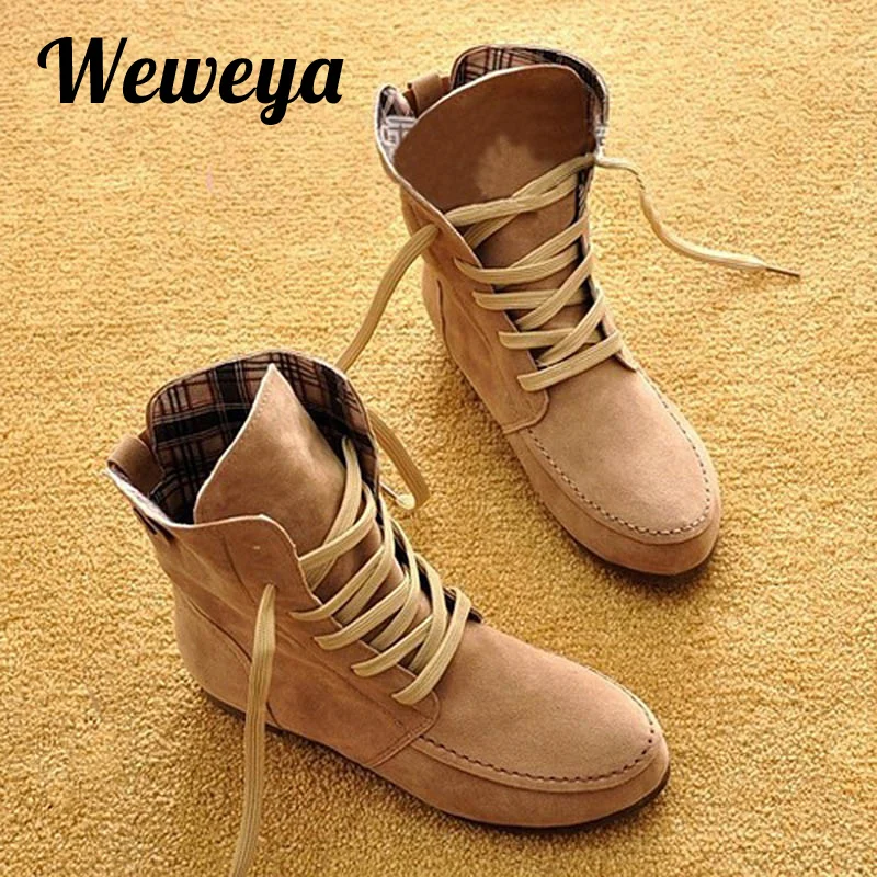 Женские зимние ботинки Weweya модная женская обувь модные женские повседневные