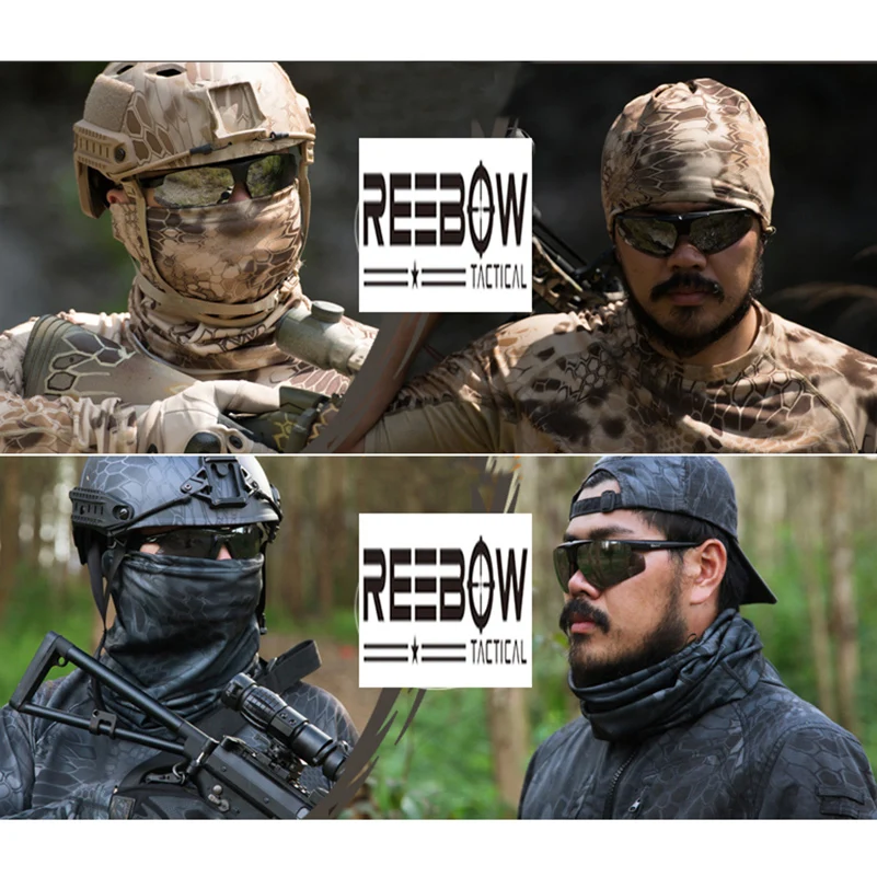 REEBOW Тактический Открытый камуфляж шеи теплее многофункциональный военный